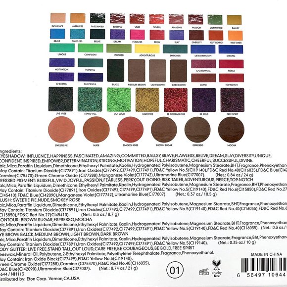 COPY - Prolux Live In Color Eyeshadow Palette - Picture 5 of 9